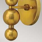 Бра с белым матовым стеклянным плафоном и тремя декоративными шарами Hinkley варинант исполнения - 8 | Loft Concept в Костроме