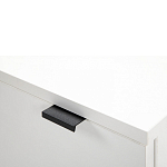 Тумба прикроватная белая с ящиками Strict Lines варинант исполнения - 4 | Loft Concept в Костроме