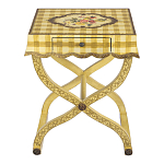 Приставной столик с ящиком в стиле ретро Vintage Rustic Tablecloth варинант исполнения - 1 | Loft Concept в Костроме