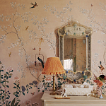 Обои ручная роспись Cecily pink варинант исполнения - 4 | Loft Concept в Костроме