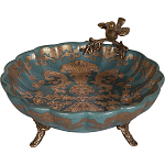 Блюдо фарфоровое Птица на ветке Flora варинант исполнения - 2 | Loft Concept в Костроме