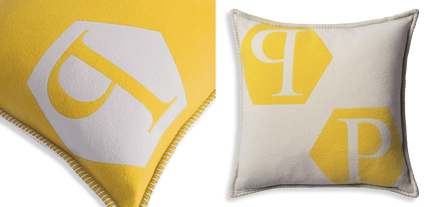 Подушка Philipp Plein Cushion Cashmere PP Logo 65 x 65 Yellow Подушка Philipp Plein Cushion Cashmere PP Logo 65 x 65 Yellow - Loft-Concept в Костроме