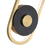 Бра с овальной рамой цвета латунь Midnight Orbit варинант исполнения - 2 | Loft Concept в Костроме