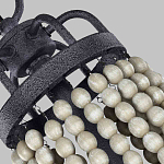 Люстра с 6-ю лампами и кремовыми деревянными бусинами Feiss варинант исполнения - 6 | Loft Concept в Костроме