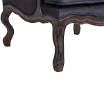 Кресло George Grand Armchair black velour варинант исполнения - 5 | Loft Concept в Костроме