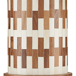 Настольная лампа с узором вдоль колоннообразного основания Brick Surface варинант исполнения - 1 | Loft Concept в Костроме