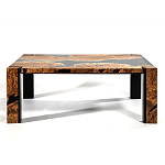 Кофейный Стол River in Autumn Elm Resin Coffee Table варинант исполнения - 3 | Loft Concept в Костроме