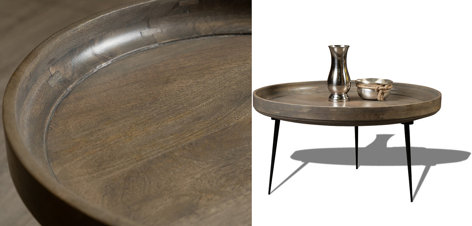 Кофейный стол Davidson Coffee Table platinum 40 Кофейный стол Davidson Coffee Table platinum 40 - Loft-Concept в Костроме