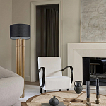 Настольная лампа с металлиеским черным трубчатым основанием Fulgurite варинант исполнения - 4 | Loft Concept в Костроме