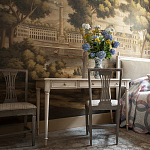 Обои ручная роспись Monuments of Paris Roberts on antique scenic Xuan paper варинант исполнения - 2 | Loft Concept в Костроме