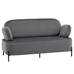 Диван в велюровой обивке серого цвета COLOR BLOCK варинант исполнения - 1 | Loft Concept в Костроме