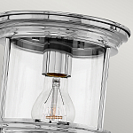 Потолочный светильник для ванных комнат с цилиндрическим стеклянным плафоном и одной лампой Hinkley варинант исполнения - 15 | Loft Concept в Костроме