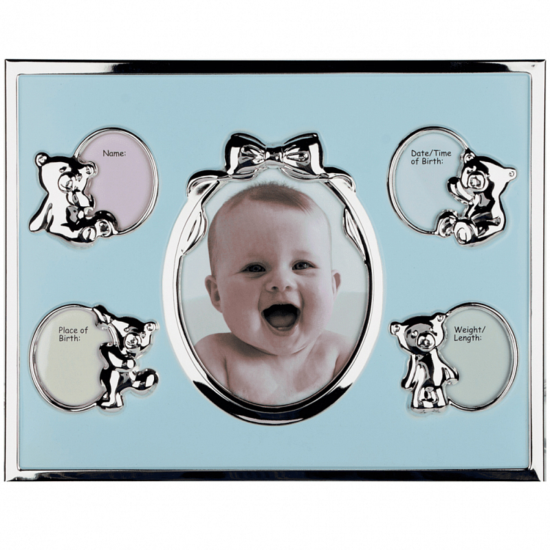 Фоторамка детская Childhood Corner Sun 5 фото Серебристый Голубой Розовый Фоторамка детская Childhood Corner Sun 5 фото Серебристый Голубой Розовый в Костроме | Loft Concept