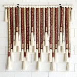 Декор настенный в Эко стиле с кисточками wall panel Thread brushes варинант исполнения - 1 | Loft Concept в Костроме
