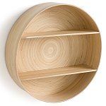 Полка настенная из бамбука Zenara варинант исполнения - 3 | Loft Concept в Костроме