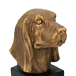 Держатель для книг с бронзовыми фигурками головы собаки Dog Elegance  варинант исполнения - 4 | Loft Concept в Костроме