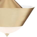 Подвесной светильник светодиодный конусообразный Сone Shaped Gold Pendant варинант исполнения - 1 | Loft Concept в Костроме