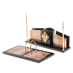 Настольный письменный набор из розового мрамора Marble Accessory варинант исполнения - 2 | Loft Concept в Костроме
