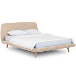 Кровать с мягким изголовьем Palmer Bed варинант исполнения - 7 | Loft Concept в Костроме