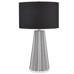 Настольная лампа с черно-белым узором Wavy Stripes варинант исполнения - 2 | Loft Concept в Костроме