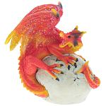Декоративная статуэтка Дракон Red Yellow Dragon Statuette варинант исполнения - 1 | Loft Concept в Костроме