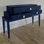 Премиальная Консоль с тремя ящиками Elsa Dreams Blue варинант исполнения - 2 | Loft Concept в Костроме