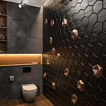 Гипсовая 3D панель с принтографией PM-41 варинант исполнения - 2 | Loft Concept в Костроме