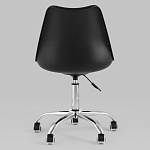 Офисный стул на металлическом основании EGGERY Black варинант исполнения - 4 | Loft Concept в Костроме