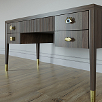 Письменный стол с 4-мя ящиками Elsa Dreams Walnut варинант исполнения - 4 | Loft Concept в Костроме