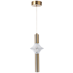 Подвесной светильник Toussaint Metal Tube Brass Hanging Lamp варинант исполнения - 2 | Loft Concept в Костроме