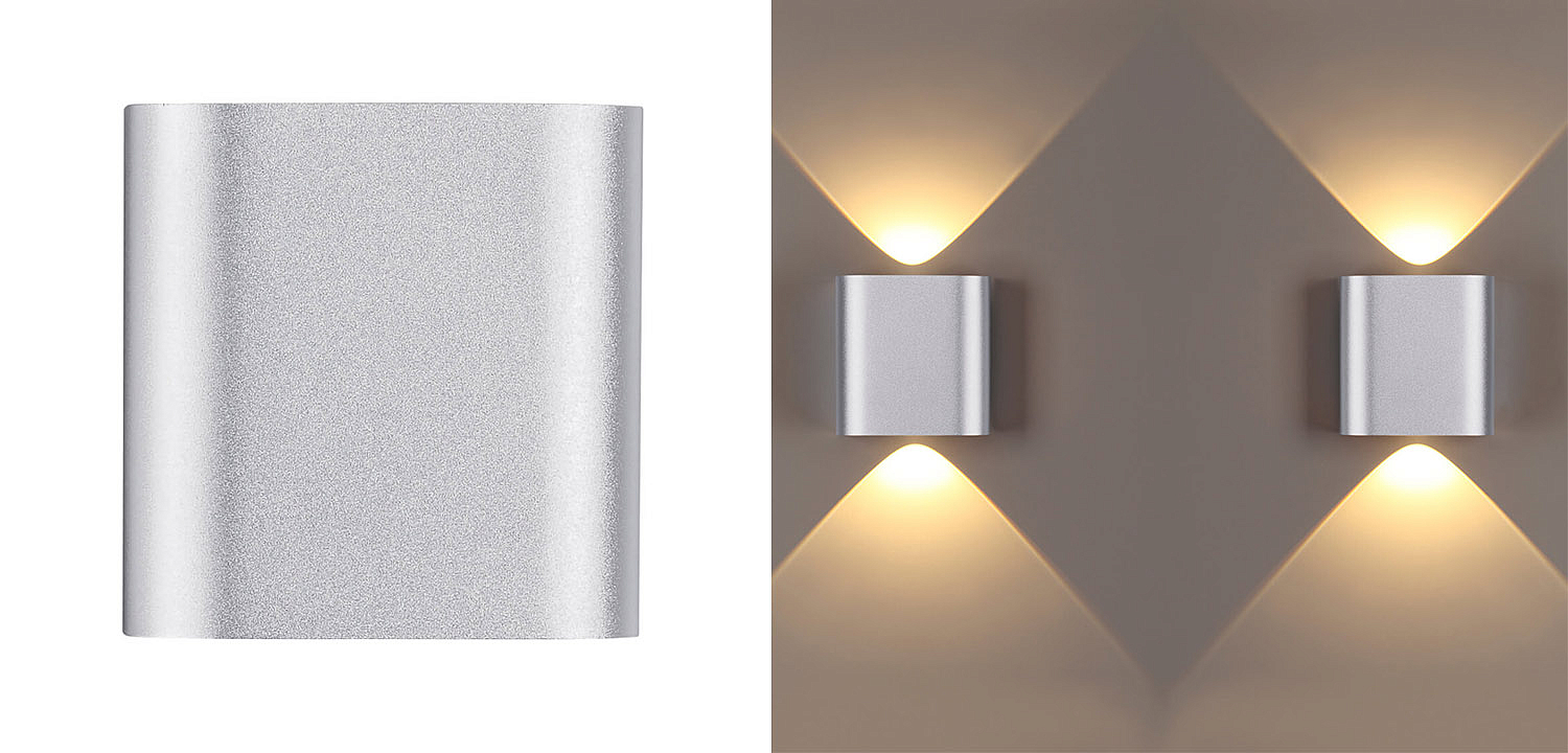 Бра Obverse Silver Square Wall lamp Бра Obverse Silver Square Wall lamp - Loft-Concept в Костроме