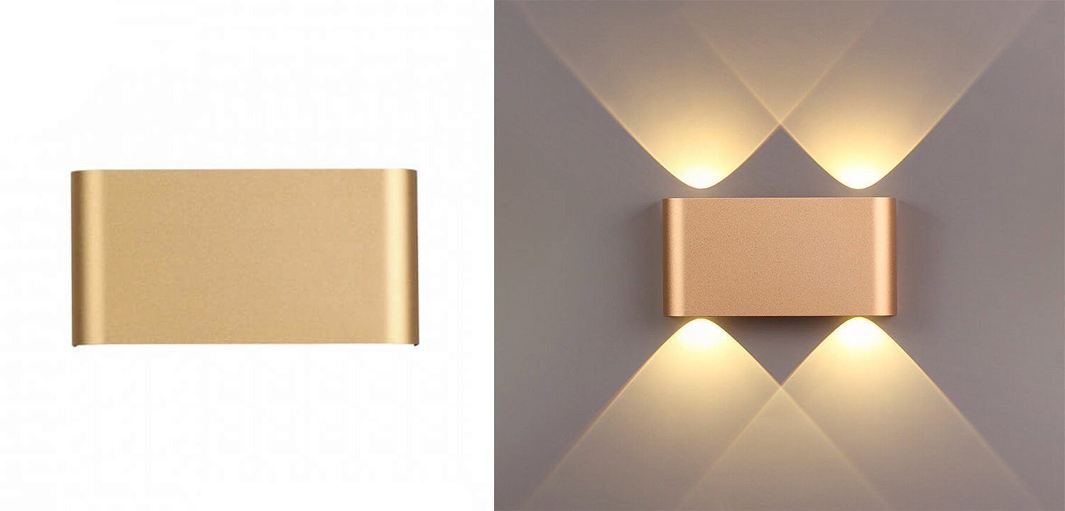 Бра Obverse Gold Rectangle A Wall lamp Бра Obverse Gold Rectangle A Wall lamp - Loft-Concept в Костроме