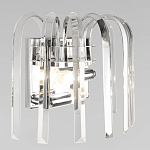 Бра цвета никель с изогнутыми хрустальными элементами Radiant Ribbons варинант исполнения - 4 | Loft Concept в Костроме