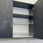 Угловой кухонный гарнитур Жемчужный белый Серый Clarke Kitchen Set White Grey варинант исполнения - 10 | Loft Concept в Костроме