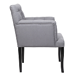 Кресло Addison Chic Armchair grey flax варинант исполнения - 2 | Loft Concept в Костроме