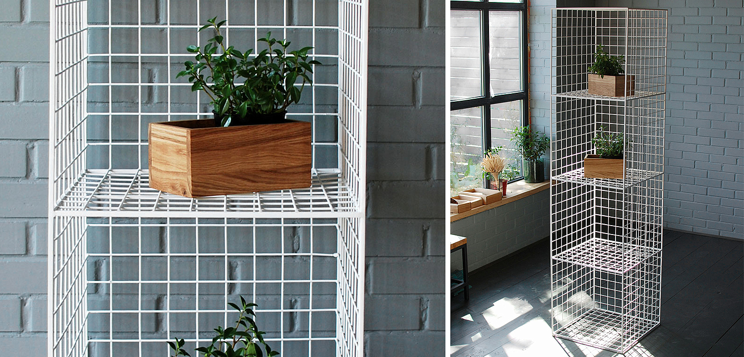 Стеллаж Kynan Industrial Metal Rust Rack Стеллаж Kynan Industrial Metal Rust Rack - Loft-Concept в Костроме