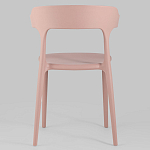 Пыльно-розовый стул из прочного PP-пластика JORIS варинант исполнения - 4 | Loft Concept в Костроме