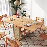 Обеденный стол раскладной из дерева Astiс Table варинант исполнения - 3 | Loft Concept в Костроме