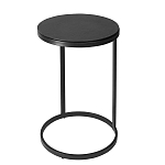 Кофейный столик круглый чёрный Compact Loft варинант исполнения - 2 | Loft Concept в Костроме