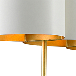 Люстра прямоугольная с белыми цилиндрическими абажурами White Ribbon варинант исполнения - 4 | Loft Concept в Костроме