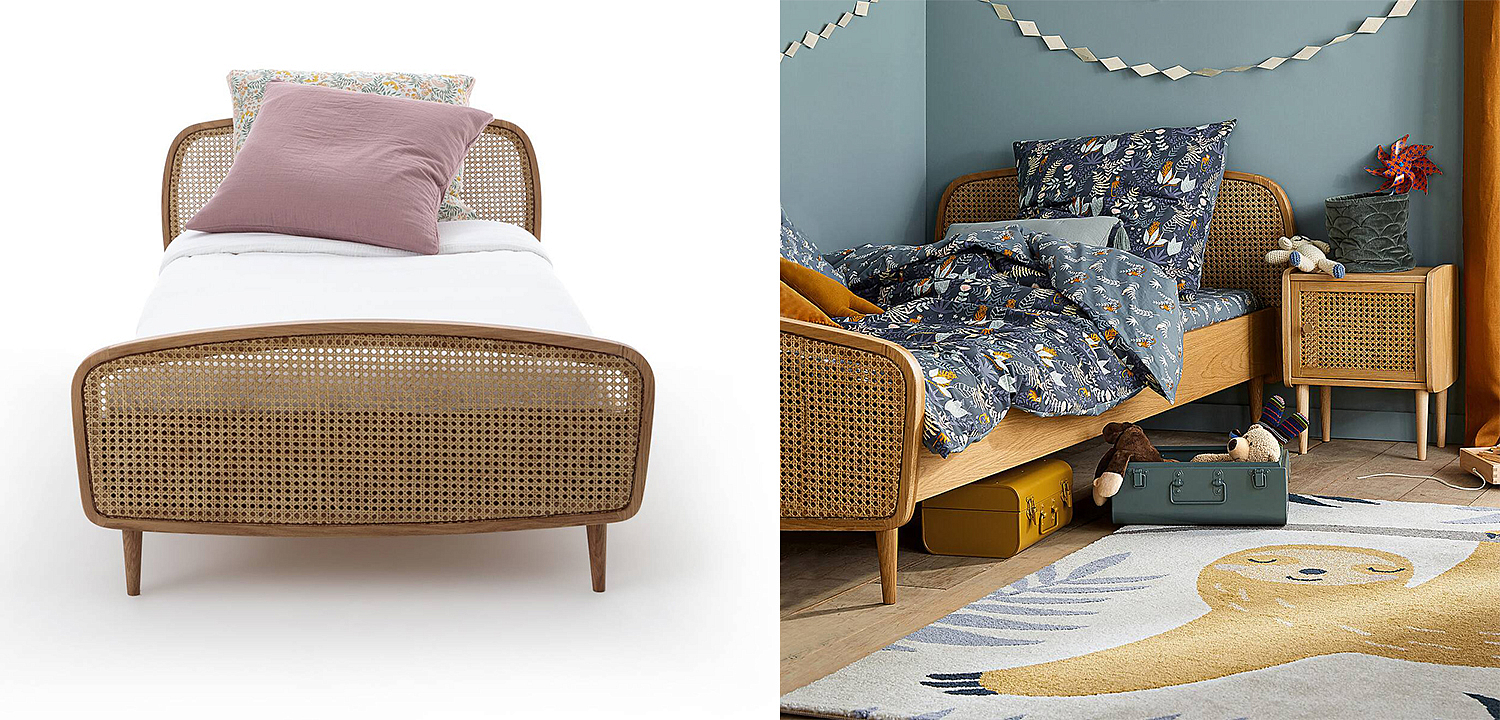 Кровать Morten Wicker Bed Кровать Morten Wicker Bed - Loft-Concept в Костроме