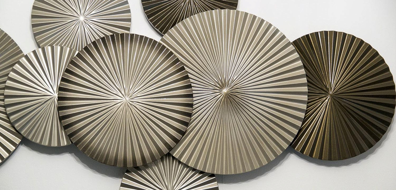 Арт-объект Apollo Champagne and Brown Wall Plaque Disc 9 Арт-объект Apollo Champagne and Brown Wall Plaque Disc 9 - Loft-Concept в Костроме