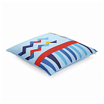 Подушка декоративная из хлопка по мотивам нанайских орнаментов Ural and Siberian Patterns варинант исполнения - 1 | Loft Concept в Костроме