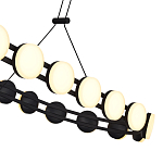 Люстра овальная с круглыми светодиодными источниками света Maxine Light варинант исполнения - 13 | Loft Concept в Костроме