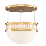 Подвесной светильник с фактурным золотым каркасом Exceptional Classic Design варинант исполнения - 3 | Loft Concept в Костроме