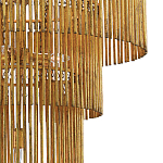 Люстра трёхъярусная золотого цвета Metal Tentacles варинант исполнения - 2 | Loft Concept в Костроме