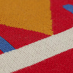 Плед хлопковый по мотивам чувашских орнаментов Ural and Siberian Patterns варинант исполнения - 4 | Loft Concept в Костроме