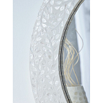 Зеркало круглое инкрустированное раковинами устриц Bone Inlay Dome Mirror White варинант исполнения - 4 | Loft Concept в Костроме