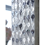 Прямоугольное зеркало с инкрустацией раковинами устриц Mother оf Pearl Facets варинант исполнения - 4 | Loft Concept в Костроме