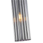 Подвесной светильник с рифленым стеклянным плафоном цилиндрической формы ARTICOLO варинант исполнения - 3 | Loft Concept в Костроме